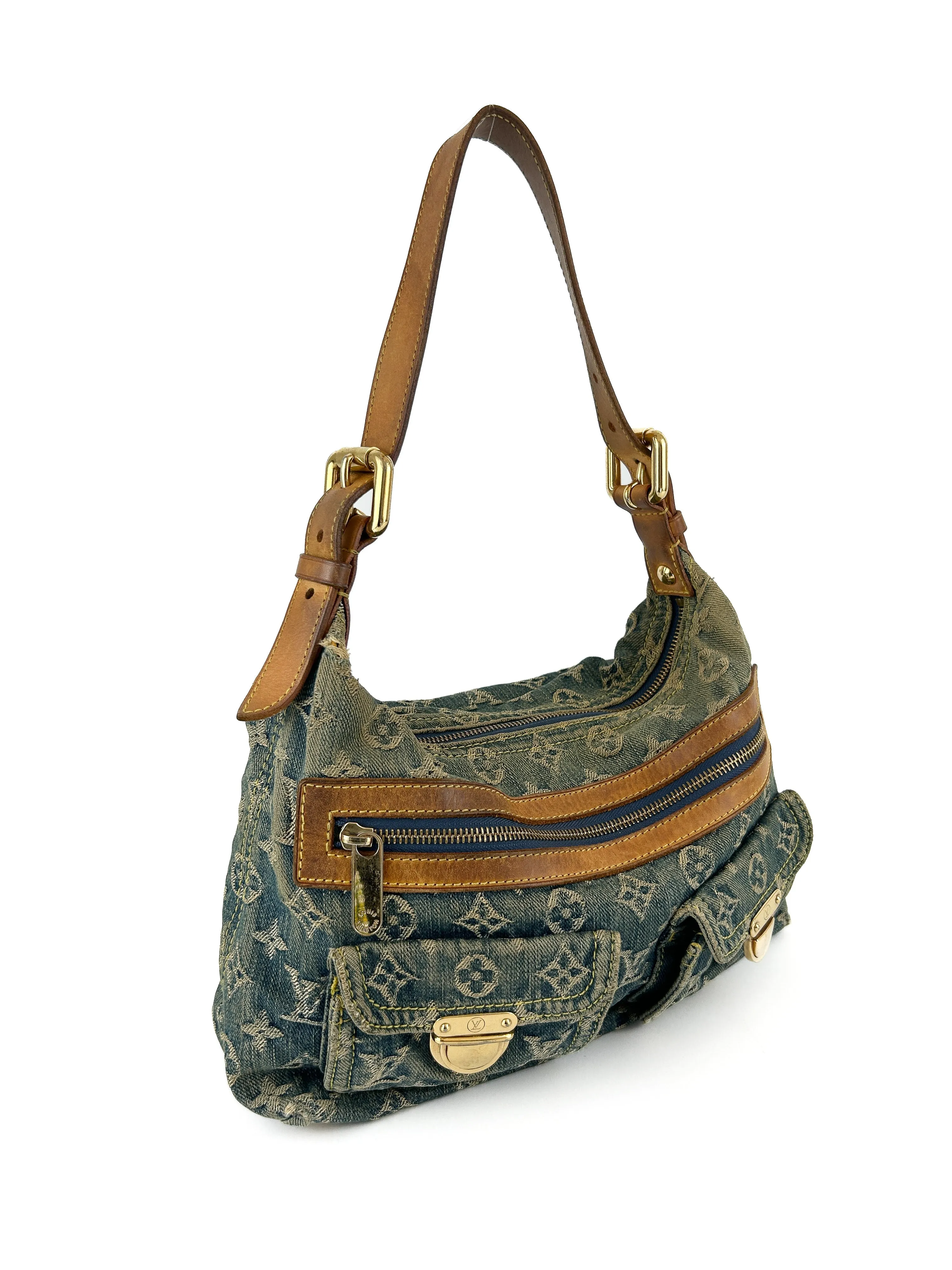 Vintage Louis Vuitton Denim Baggy PM Shoulder (2006)