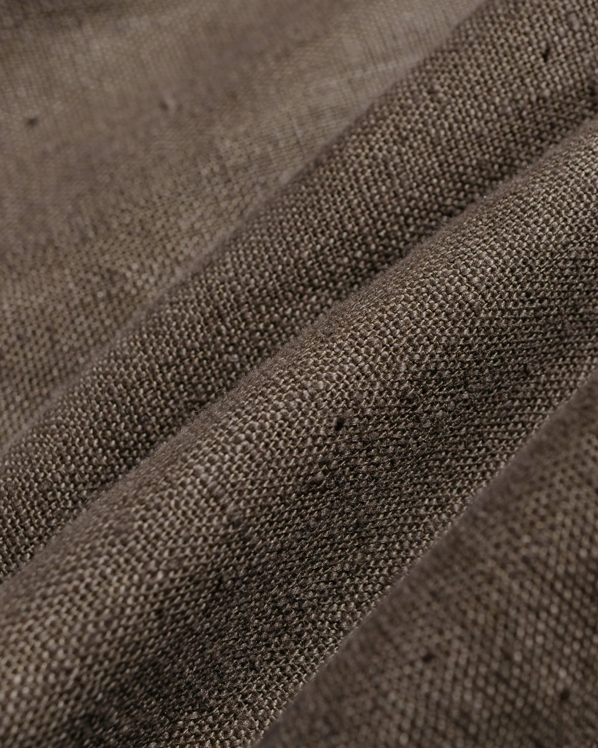 Wanze Button Up Blouson Natural Linen Taupe