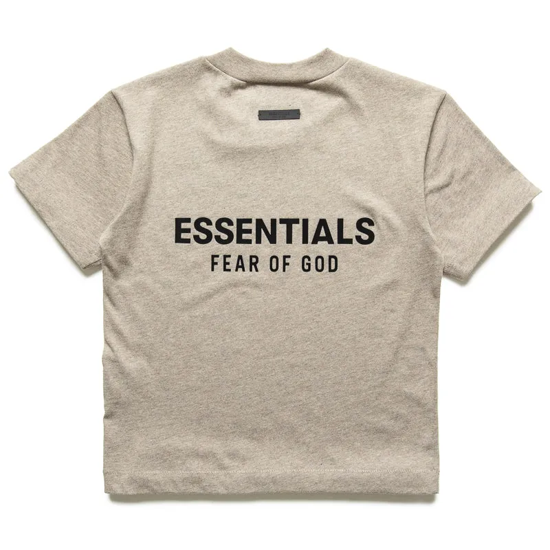 Women's Fear Of God Essentials Tri-Blend Crewneck Tee - Heather Gray
