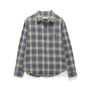 X-Large Liam Check LS Shirt Blue
