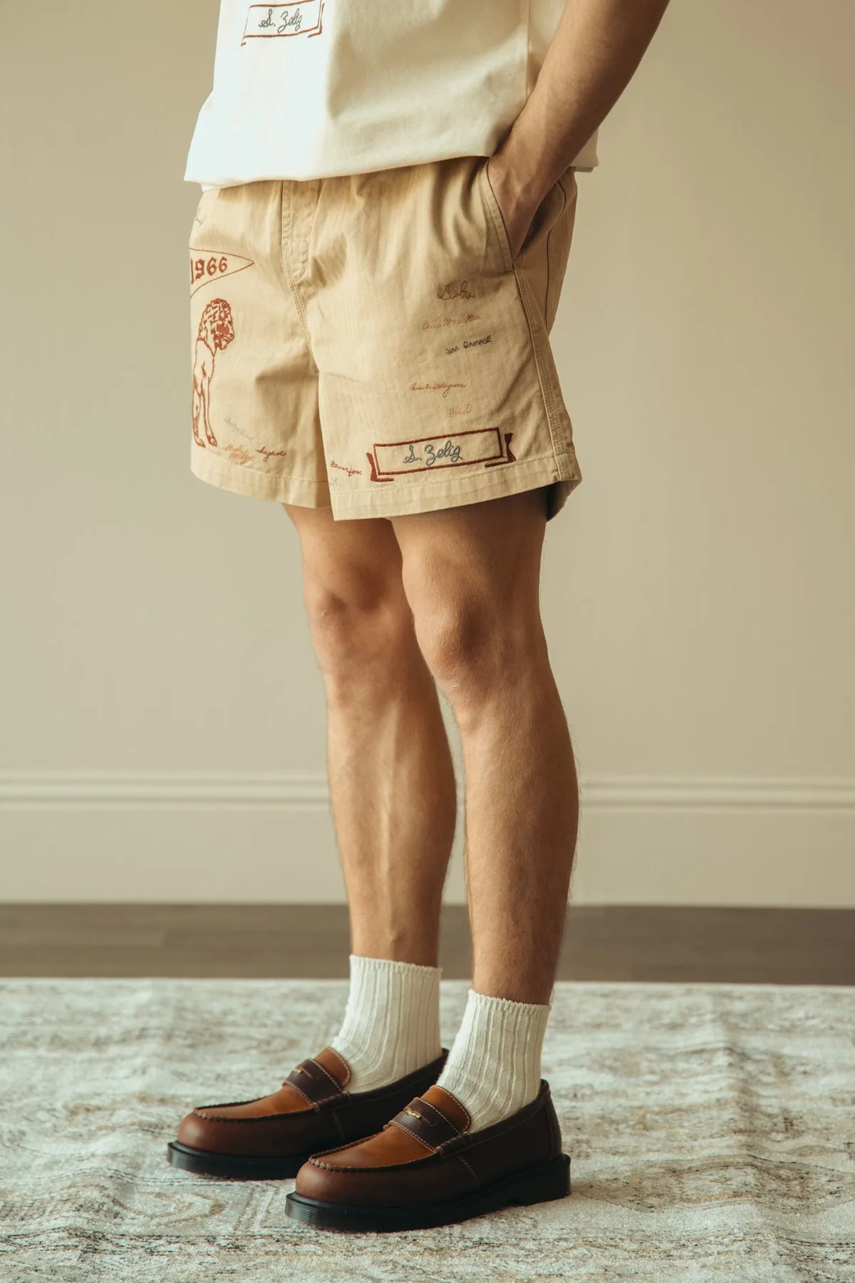 Yearbook Short - Tan